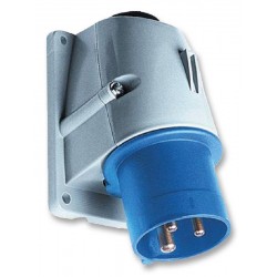Pin & Sleeve Connector  32 A  250 V  Cable Mount  Plug  2P+E  Blue