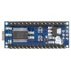 Arduino Nano, ATmega328 MCU, 14 3.3V I/O, 6 PWM Outputs, USB Mini B