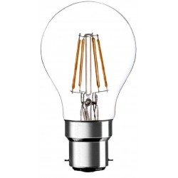 Pro Elec (PEL00221) LED Light Bulb, Filament GLS, BA22d / BC, Neutral White