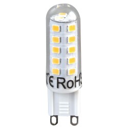 Pro Elec (PEL00051) LED Light Bulb, Clear Capsule, G9, Warm White