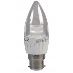 Pro Elec (PEL00093) LED Light Bulb, Candle, B22, Daylight White