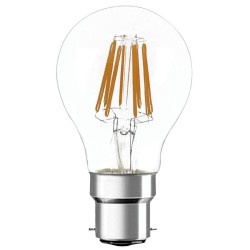 Pro Elec (PEL00227) LED Light Bulb, Filament GLS, BA22d / BC, Warm White