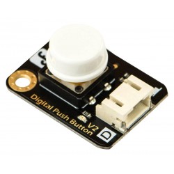 DFRobot (DFR0029-W) Add-On Board, Push Button Module, White Cap