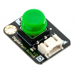 DFRobot (DFR0029-G) Add-On Board, Push Button Module, Green Cap