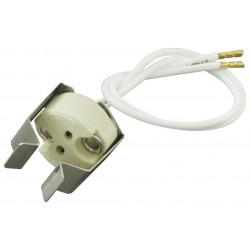 Lamp Holder  GU-5.3  Dichroic  10A  50V PTFE Cable Pro Elec
