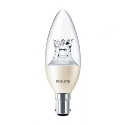 LED Light Bulb  Candle  B15d / SBC  Warm White  2700 K  Dimmable