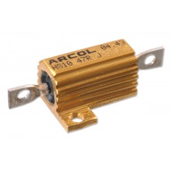 Arcol (HS25 10R J) Resistor, Axial Leaded, 10 ohm, 25 W, ± 5%, 550 V