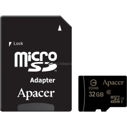 Apacer Flash Memory Card, MicroSDXC Card, UHS-1, Class 10