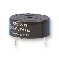 Kingstate (1193652) Transducer, Buzzer, 3 V, 20 V, 13 mA, 75 dB