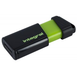 Integral (INFD128GBPULSEGR) Pulse USB 2.0 Flash Drive, 128GB Green