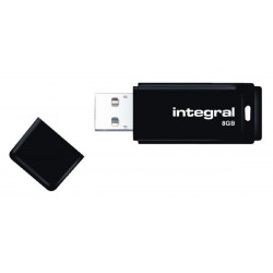 Integral (INFD8GBBLKNRP) Black USB 2.0 Flash Drive, 8GB