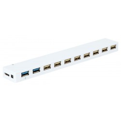 Multicomp Pro (U3 10HUB) USB Hub, Bus Powered, USB 3.0, 10 Ports
