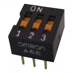 Omron (A6E-3101-N) DIP / SIP Switch, SPST, 24 V, 25 mA