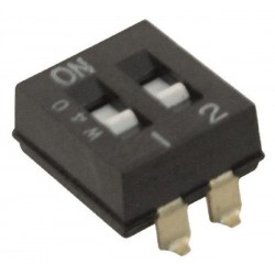 Omron (A6SN-3104) DIP / SIP Switch, Surface Mount, SPST, 25 VDC, 25 mA
