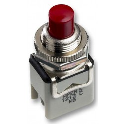 Apem (1213C6) Pushbutton Switch, 1200 Series, 12.2 mm, SPST-NO, Off-(On)
