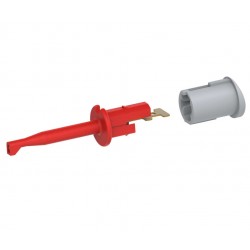 Tenma 72-14338 Test Probe Connector  6A  70V  Red  Hook  Multifunction