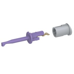 Tenma 72-14342 Test Probe Connector  6A  70V  Purple  Hook  Test Probes