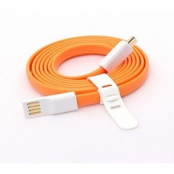 Flat Noodle Micro USB Cable 1.2m