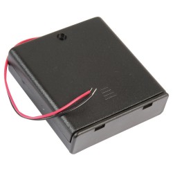 Multicomp Pro (MP000370) Battery Box, Wired, 4 x AA