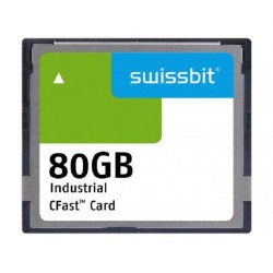Swissbit (SFCA080GH1AO1TO-I-8C-21P-STD) Flash Memory Card, 80 GB