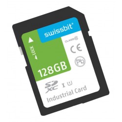 Swissbit (SFSD128GL3BM1TO-I-OG-2B1-STD) Flash Memory Card, 128 GB