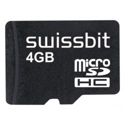 Swissbit (SFSD4096L3BM1TO-I-GE-2B1-STD) Flash Memory Card, 4 GB