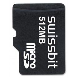 Swissbit (SFSD0512N1BM1TO-I-ME-221-STD) Flash Memory Card, 512 MB