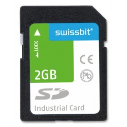 Swissbit (SFSD2048L3BM1TO-I-GE-2CP-STD) Flash Memory Card, 2 GB