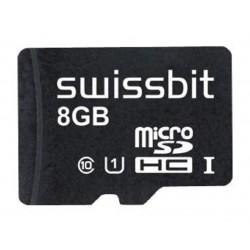 Swissbit (SFSD8192N3BM1TO-I-GE-2B1-STD) Flash Memory Card, 8 GB
