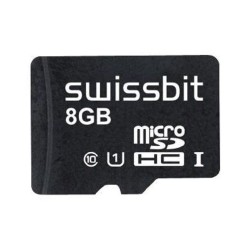 Swissbit (SFSD8192L3BM1TO-I-GE-2CP-STD) Flash Memory Card, 8 GB