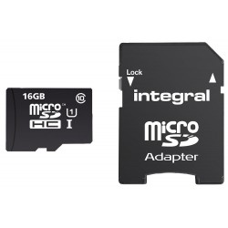 Integral (INMSDH16G10-90SPTAB) Flash Memory Card, 16 GB