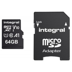 Integral (INMSDX64G-100V10) Flash Memory Card, 64 GB