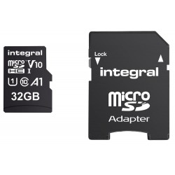 Integral (INMSDH32G-100V10) 32GB High Speed MicroSDHC UHS-I Memory Card