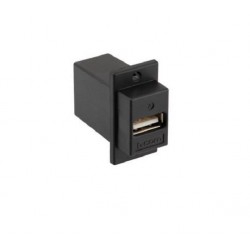 L-Com (ECF504B-UAB) USB Adapter, USB Type A, USB Type B Receptacle, USB 2.0