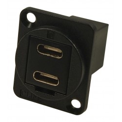 Cliff Electronic (CP30212MB) Dual, USB Type C Receptacle, USB Type C Plug