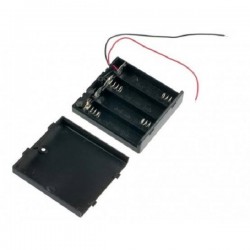 DFRobot  4xAA battery holder (square with cover)