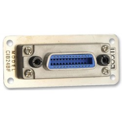 L-Com (CIB24BF) Connector Adapter, IEEE-488 GPIB, 24 Ways, Receptacle