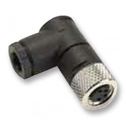 Molex (8A4001-315) Sensor Connector, M12, Female, 4 Positions, Screw Socket