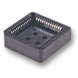 3M (8484-11B1-RK-TP) IC & Component Socket, 84 Contacts, PLCC Socket