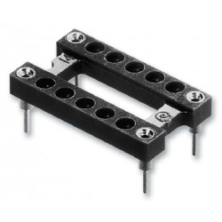 IC & Component Socket, 8 Contacts, DIP, 7.62 mm