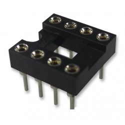 Harwin (D2608-42) IC & Component Socket, 8 Contacts, DIP Socket, 2.54 mm