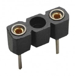 Harwin (D2899-42) IC & Component Socket, 2 Contacts, 5.08 mm, Gold