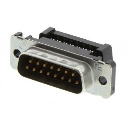TE Connectivity (1658613-3) D Sub Connector, DB15, 15 Contacts, Plug