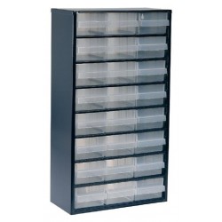 Raaco (137409) Storage Cabinet, 24 Drawer, Steel