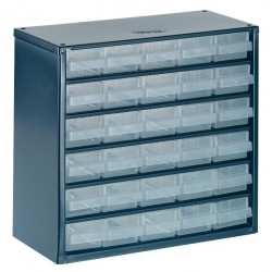 Raaco (2069905) Storage Cabinet, 30 Drawer, Steel