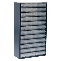 Raaco (2069896) Storage Cabinet, 60 Drawer, Steel, Blue