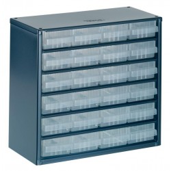 Raaco (2069900) Storage Cabinet, 24 Drawer, Steel