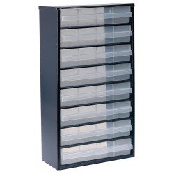 Raaco (2543387) Storage Cabinet, 8 Drawer, Steel