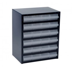 Raaco (137577)  Storage Cabinet, 24 Drawer, Steel