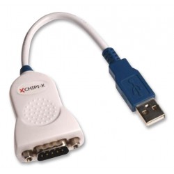 Ftdi (CHIPI-X10) Cable, USB - DB9 Male RS232, Chipi-X Series, 100mm